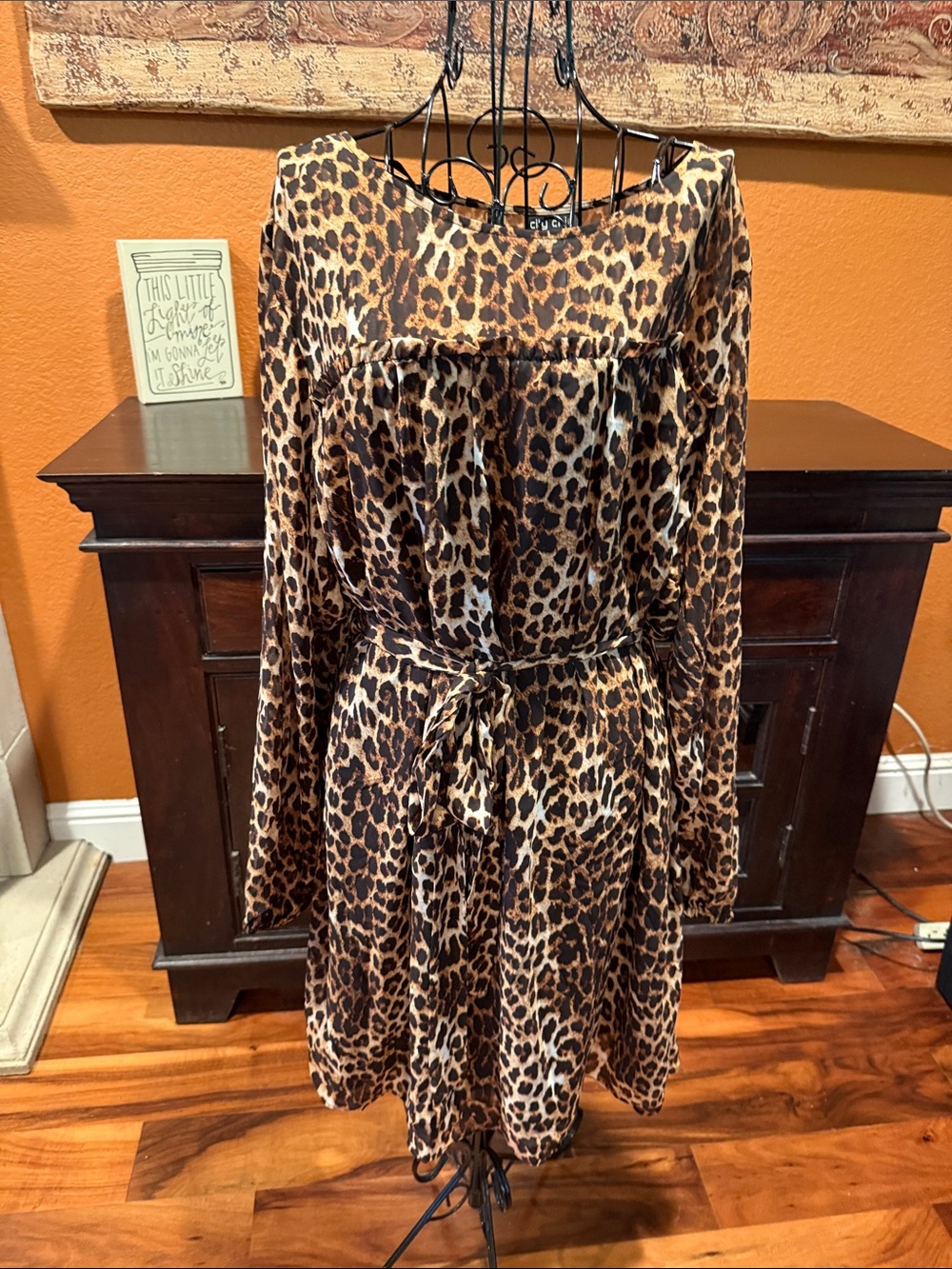 Size 16 Plus NWT City Chic Cute Animal Leopard Print Dress